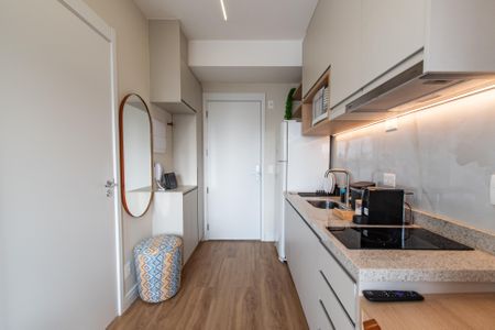 Studio à venda com 21m², 1 quarto e sem vaga Studio à venda com 21m², 1 quarto e sem vagaCozinha