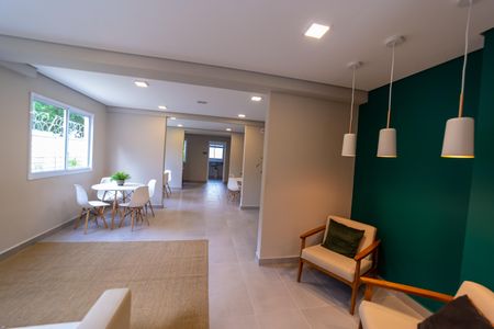 Apartamento para alugar com 34m², 2 quartos e sem vagaÁrea comum - Salão de festas