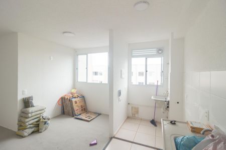 Apartamento para alugar com 48m², 2 quartos e 1 vagaDetalhe da Sala/Cozinha