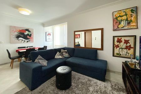 Sala de apartamento à venda com 3 quartos, 90m² em Buritis, Belo Horizonte