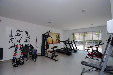 Apartamento para alugar com 90m², 3 quartos e 2 vagasÁrea comum - Academia