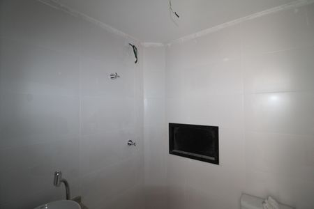 Banheiro da Suíte de apartamento à venda com 2 quartos, 43m² em Parada Inglesa, São Paulo