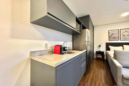 Studio à venda com 27m², 1 quarto e sem vagaCozinha