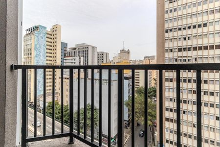 Studio à venda com 28m², 1 quarto e sem vagaVaranda