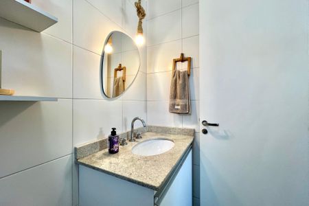 Apartamento à venda com 47m², 1 quarto e 1 vaga Apartamento à venda com 47m², 1 quarto e 1 vagaBanheiro da Suíte