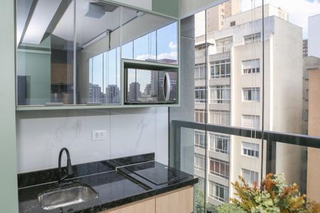 Studio para alugar com 25m², 1 quarto e sem vagaCozinha