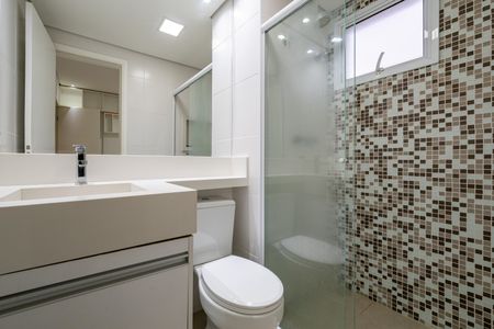 Apartamento à venda com 83m², 2 quartos e 2 vagasBanheiro da Suíte 2