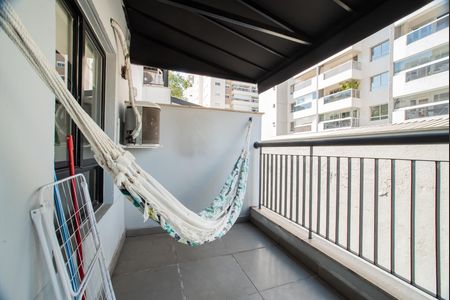 Apartamento à venda com 43m², 1 quarto e 1 vagaVaranda