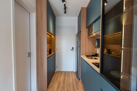 Studio para alugar com 20m², 1 quarto e sem vaga Studio para alugar com 20m², 1 quarto e sem vagaCozinha