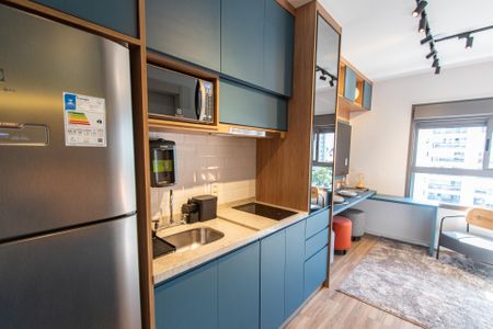 Studio para alugar com 20m², 1 quarto e sem vaga Studio para alugar com 20m², 1 quarto e sem vagaCozinha