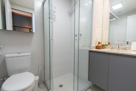 Studio para alugar com 20m², 1 quarto e sem vaga Studio para alugar com 20m², 1 quarto e sem vagaBanheiro