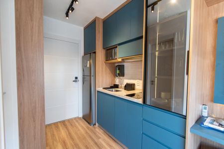 Studio para alugar com 20m², 1 quarto e sem vaga Studio para alugar com 20m², 1 quarto e sem vagaCozinha