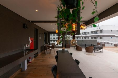 Apartamento à venda com 27m², 1 quarto e sem vagaÁrea gourmet