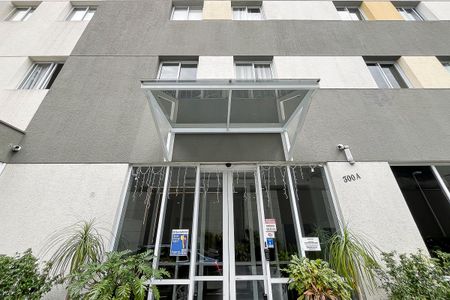 Studio para alugar com 21m², 1 quarto e sem vagaFachada + plaquinha