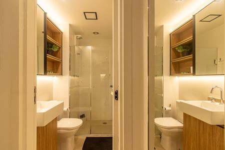 Apartamento para alugar com 37m², 2 quartos e sem vagaBanheiro