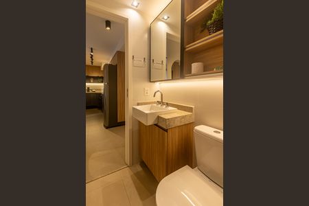 Apartamento para alugar com 37m², 2 quartos e sem vagaBanheiro