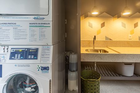 Apartamento para alugar com 37m², 2 quartos e sem vagaLavanderia