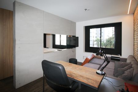 Apartamento para alugar com 36m², 1 quarto e 1 vaga Apartamento para alugar com 36m², 1 quarto e 1 vagaSala