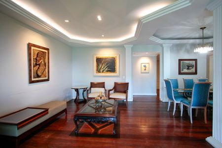 Sala de apartamento à venda com 4 quartos, 182m² em Barra da Tijuca, Rio de Janeiro