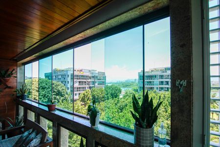 Varanda Sala de apartamento à venda com 4 quartos, 182m² em Barra da Tijuca, Rio de Janeiro