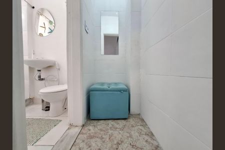 Banheiro  de apartamento à venda com 1 quarto, 44m² em Lapa, Rio de Janeiro