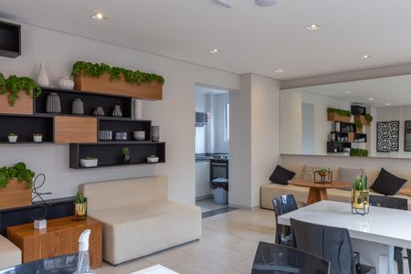 Apartamento à venda com 36m², 2 quartos e sem vagaÁrea comum - Salão de festas