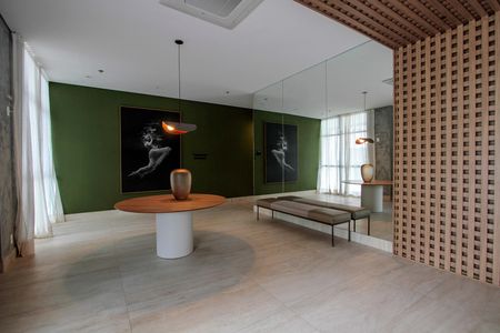 Apartamento à venda com 96m², 3 quartos e 2 vagasHall de entrada do prédio