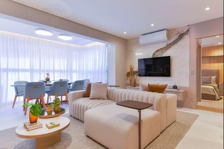 Sala de apartamento à venda com 2 quartos, 81m² em Brooklin, São Paulo