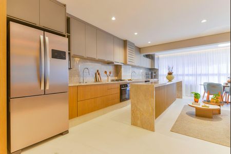 Cozinha de apartamento à venda com 2 quartos, 81m² em Brooklin, São Paulo