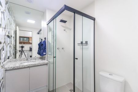 Studio para alugar com 24m², 1 quarto e sem vaga Studio para alugar com 24m², 1 quarto e sem vagaBanheiro