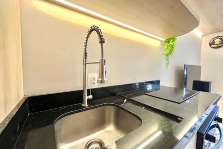 Studio para alugar com 25m², 1 quarto e sem vagaCozinha