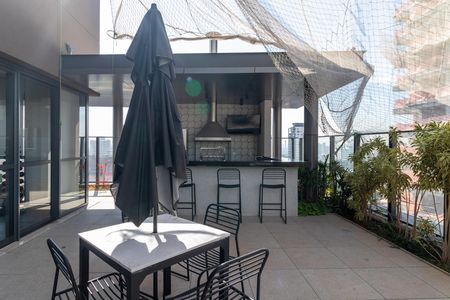 Studio para alugar com 25m², 1 quarto e sem vaga Studio para alugar com 25m², 1 quarto e sem vagaÁrea comum - Churrasqueira