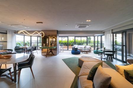 Studio para alugar com 25m², 1 quarto e sem vaga Studio para alugar com 25m², 1 quarto e sem vagaÁrea comum - Salão de festas