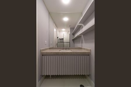 Studio para alugar com 25m², 1 quarto e sem vaga Studio para alugar com 25m², 1 quarto e sem vagaBanheiro