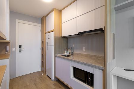 Studio para alugar com 25m², 1 quarto e sem vaga Studio para alugar com 25m², 1 quarto e sem vagaCozinha