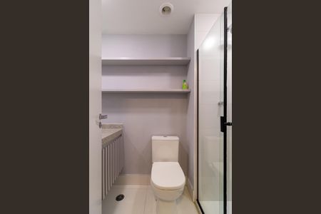 Studio para alugar com 25m², 1 quarto e sem vaga Studio para alugar com 25m², 1 quarto e sem vagaBanheiro
