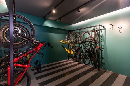 Studio para alugar com 25m², 1 quarto e sem vaga Studio para alugar com 25m², 1 quarto e sem vagaÁrea comum - Bicicletário