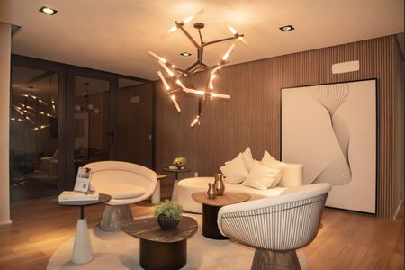 Apartamento para alugar com 38m², 1 quarto e 1 vagaHall social