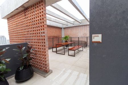 Apartamento à venda com 34m², 1 quarto e sem vaga Apartamento à venda com 34m², 1 quarto e sem vagaÁrea comum - Churrasqueira