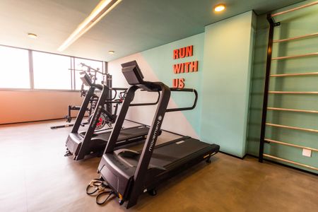 Apartamento à venda com 34m², 1 quarto e sem vaga Apartamento à venda com 34m², 1 quarto e sem vagaÁrea comum - Academia