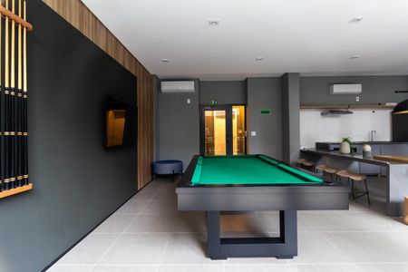 Apartamento à venda com 34m², 1 quarto e sem vaga Apartamento à venda com 34m², 1 quarto e sem vagaÁrea comum - Salão de Jogos