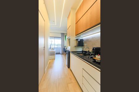 Studio à venda com 28m², 1 quarto e sem vagaCozinha