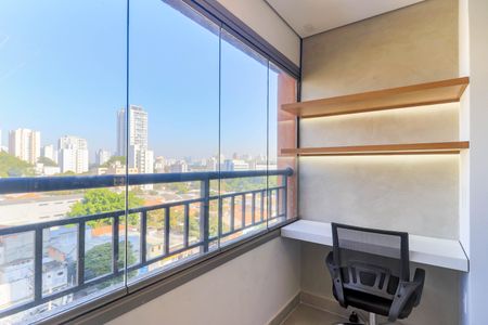 Studio à venda com 28m², 1 quarto e sem vagaVaranda