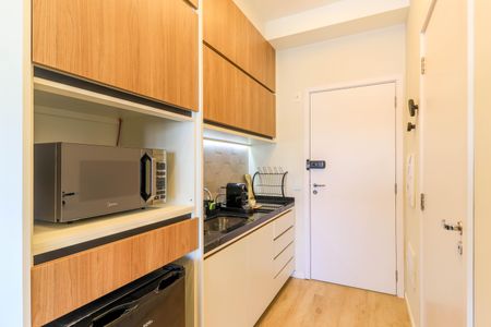 Studio à venda com 28m², 1 quarto e sem vagaCozinha