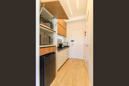 Studio à venda com 28m², 1 quarto e sem vagaCozinha