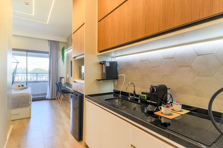 Studio à venda com 28m², 1 quarto e sem vagaCozinha