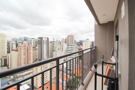 Varanda de apartamento à venda com 1 quarto, 30m² em Vila Olímpia, São Paulo