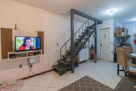 Casa de condomínio à venda com 56m², 2 quartos e 1 vagaSala