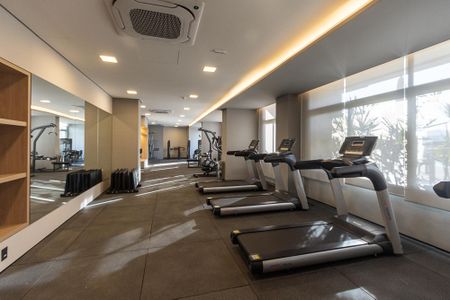 Studio para alugar com 31m², 1 quarto e sem vaga Studio para alugar com 31m², 1 quarto e sem vagaÁrea comum - Academia