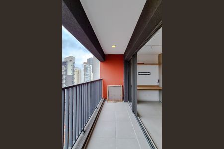 Studio à venda com 31m², 1 quarto e sem vagaVaranda